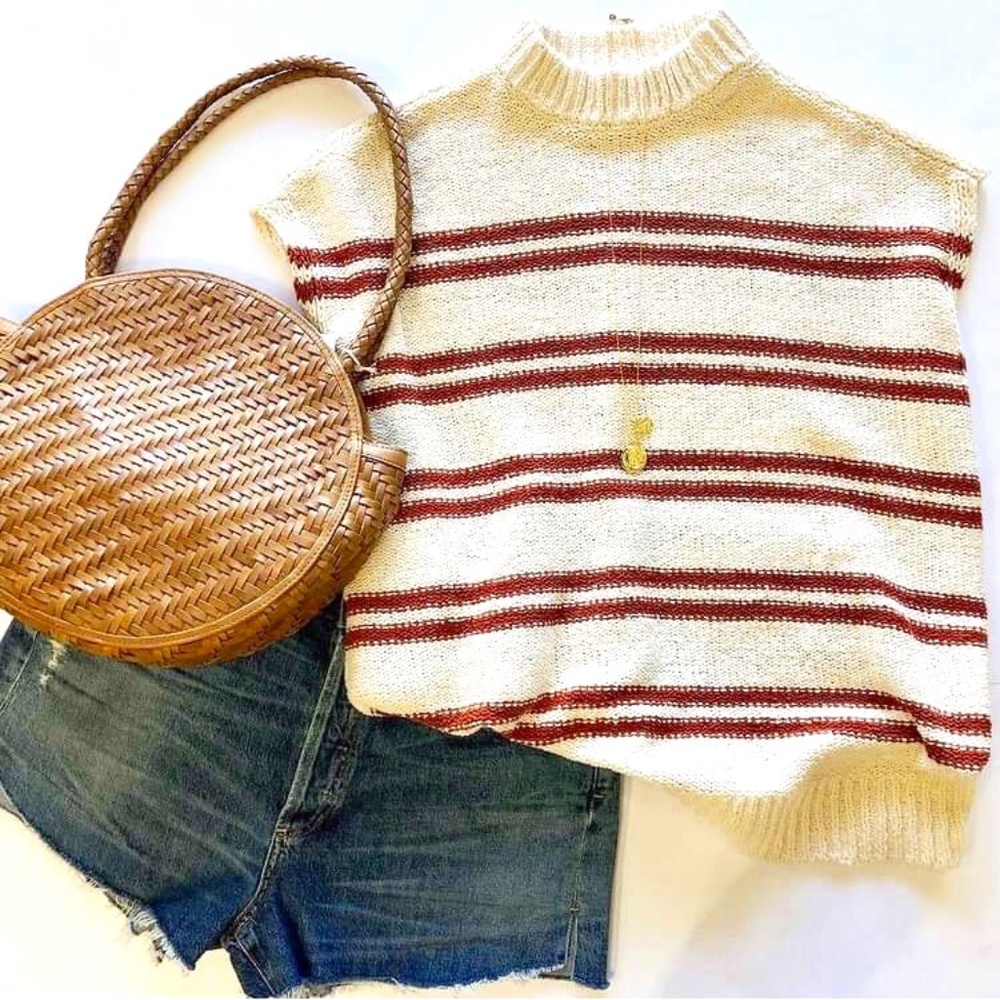 Lilla P Mock Neck Poncho